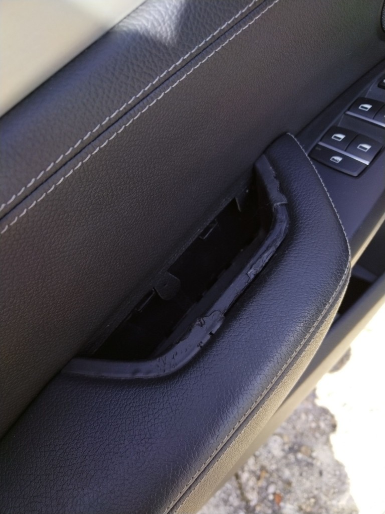 Garniture De Poignée De Porte Intérieure Avant Gauche Pour BMW X3 F25 / X4 F26 (2011-2017) - Noir
