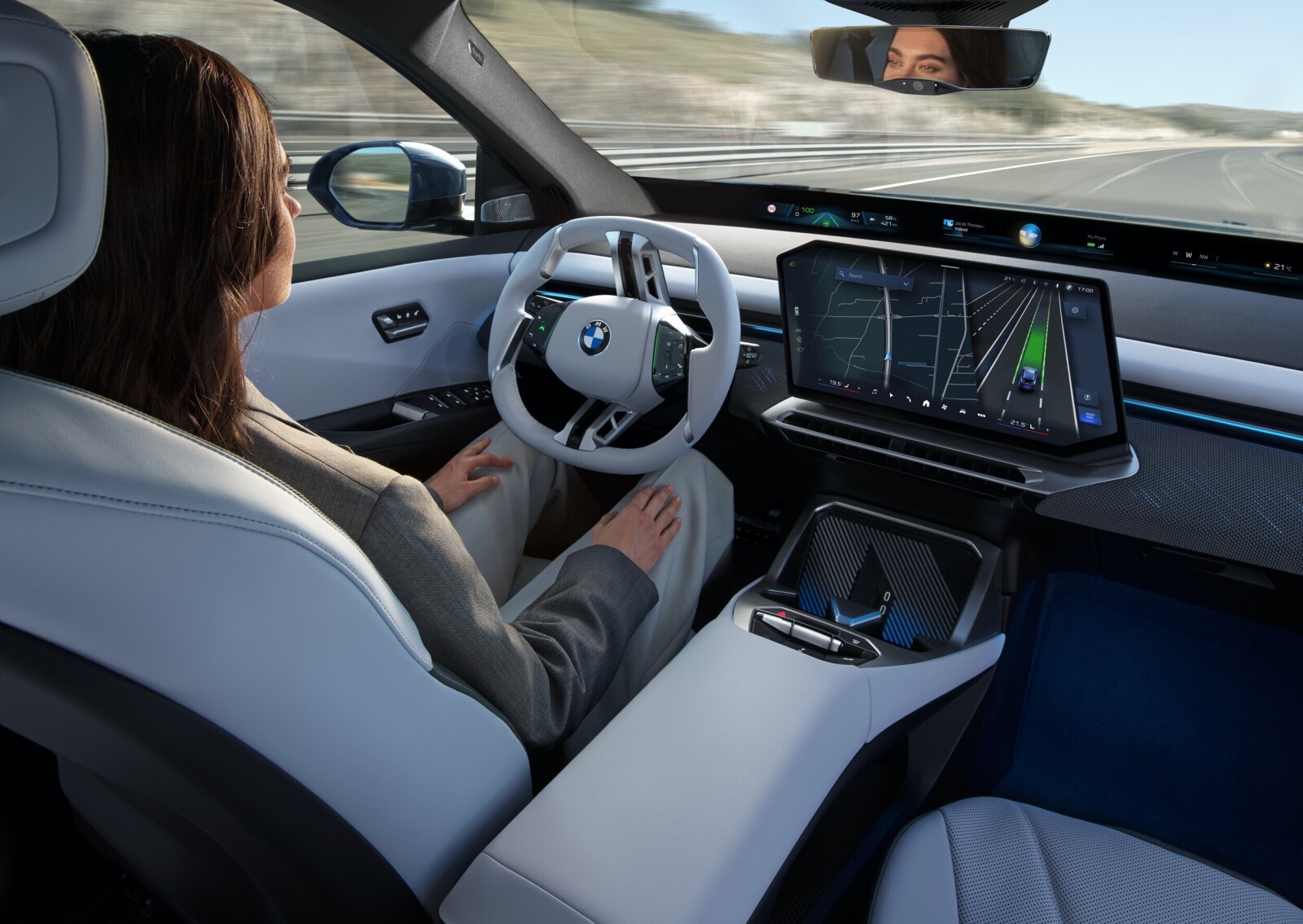 Photo : BMW iX3 - Highway Assistant par BMW