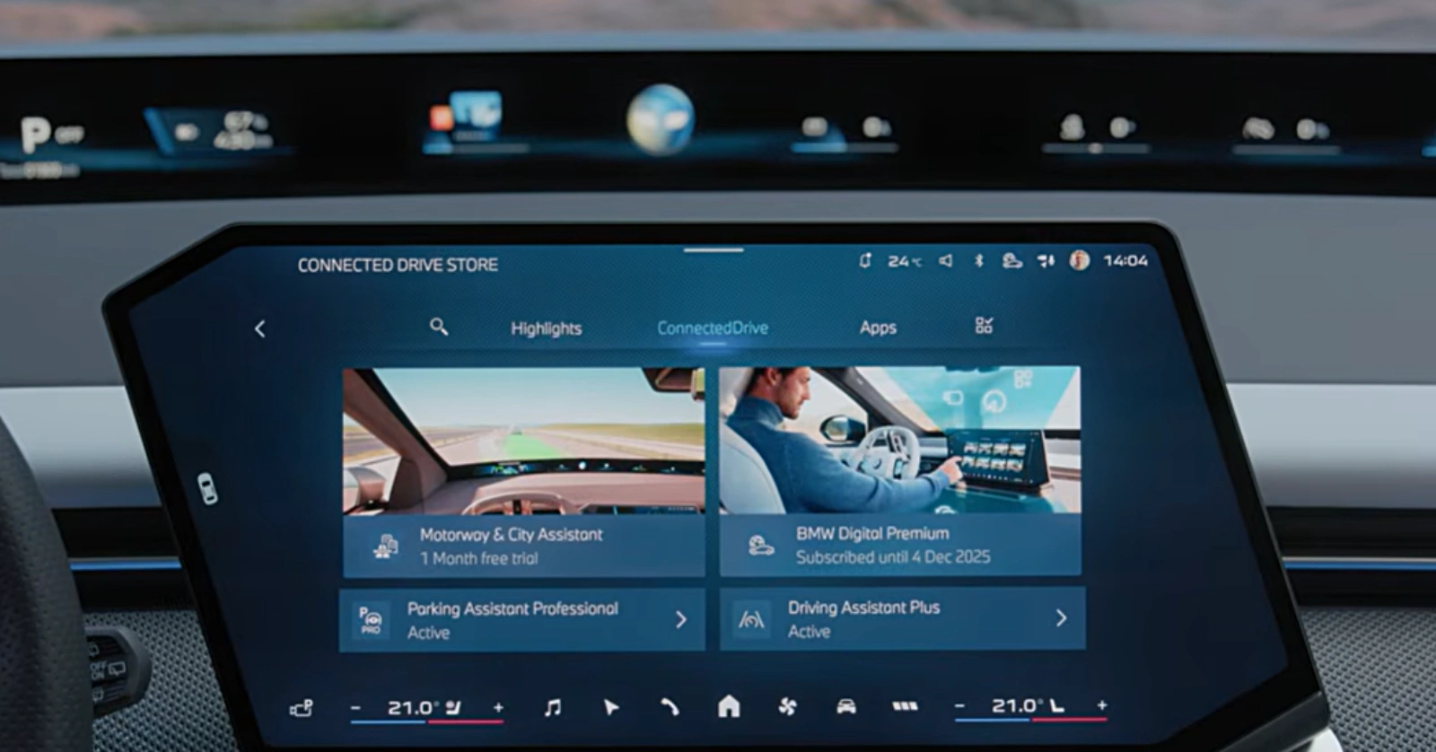 BMW Connected Drive Store IX3 2026 - Crédit photo : BMW